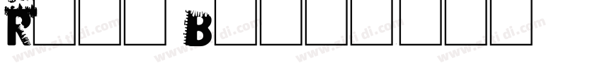 Room Black字体转换